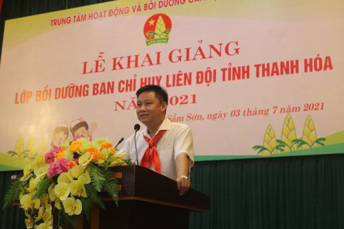 Đ.c Giám đốc Trung tâm phát biểu khai mạc.JPG