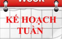 Lịch học và thi tuần 38 từ 22/8-28/8/2016